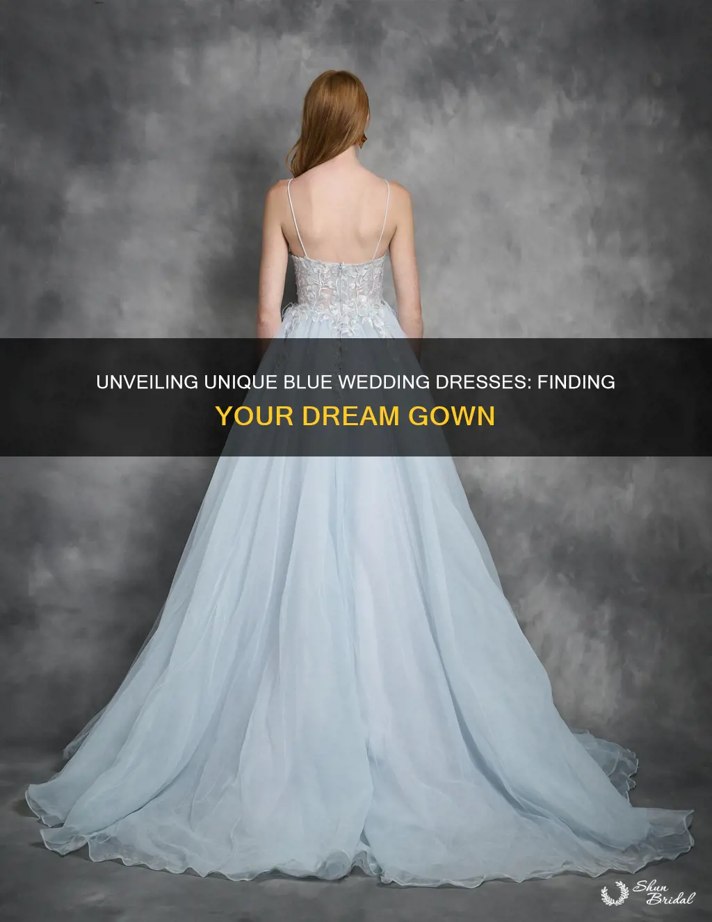 where can I find a blue wedding dress