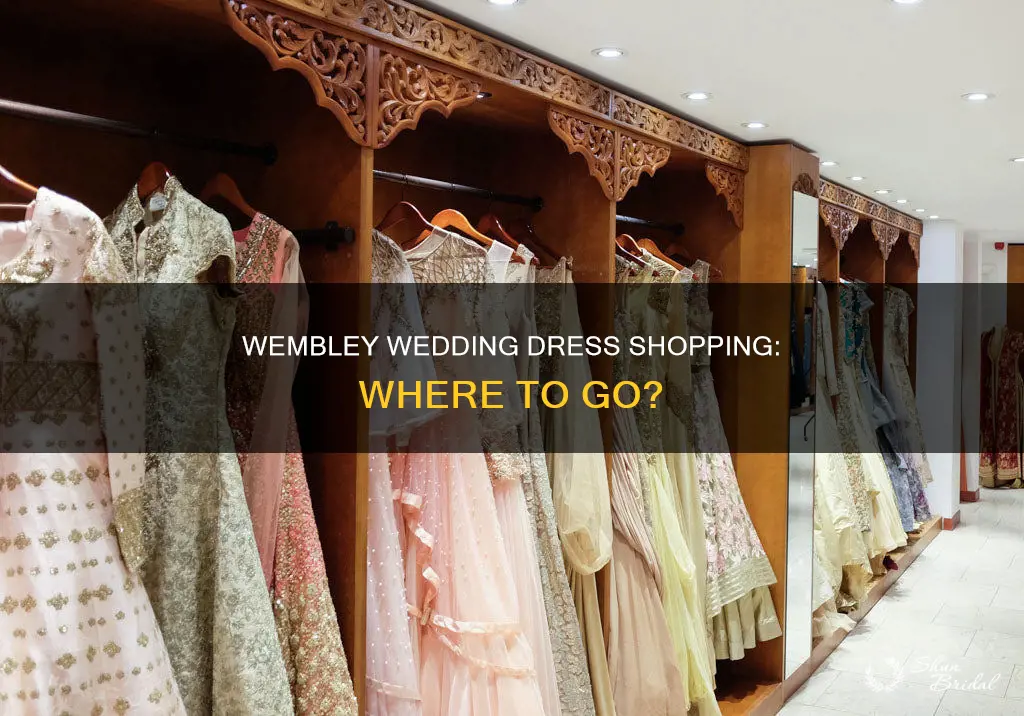 where can I find a wedding dress shop in wembley