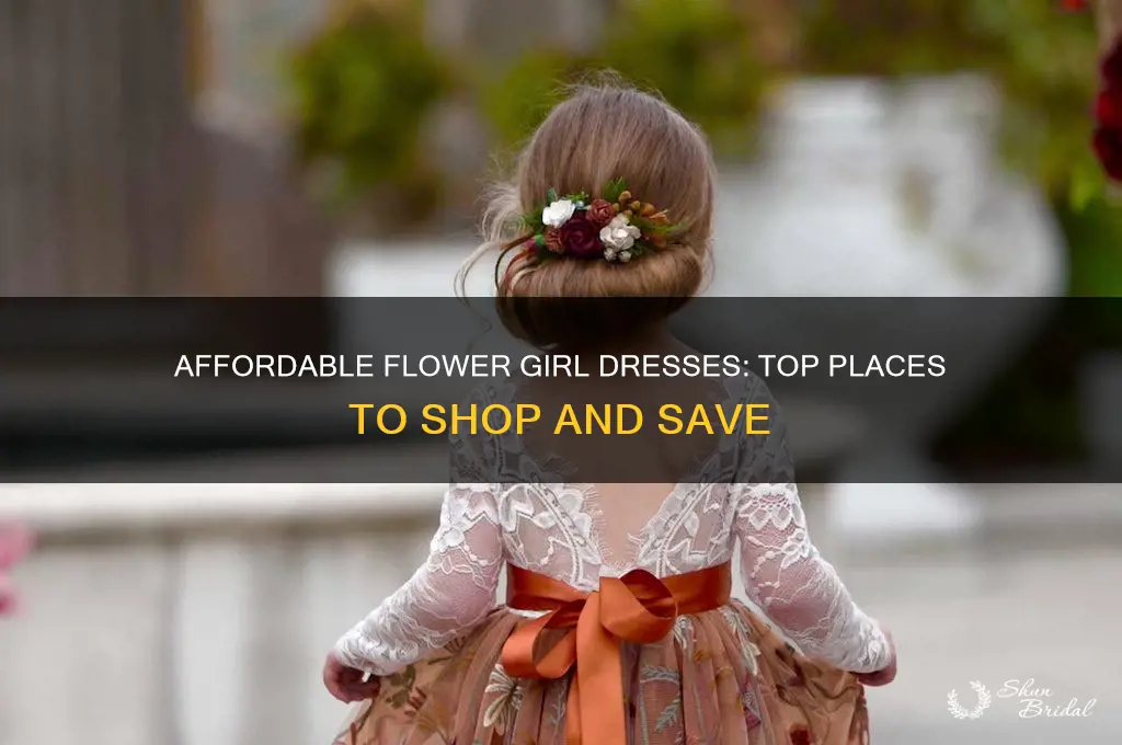 where can i find cheap flower girl dresses