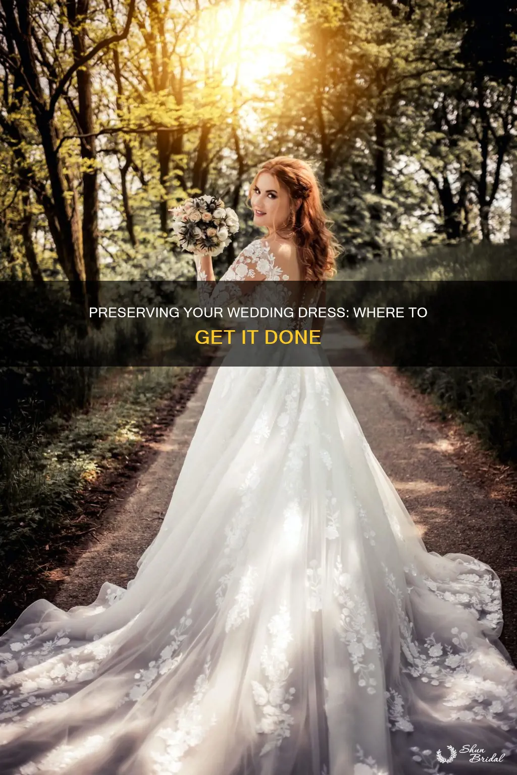 where can I get a wedding dress cleaned and preserved