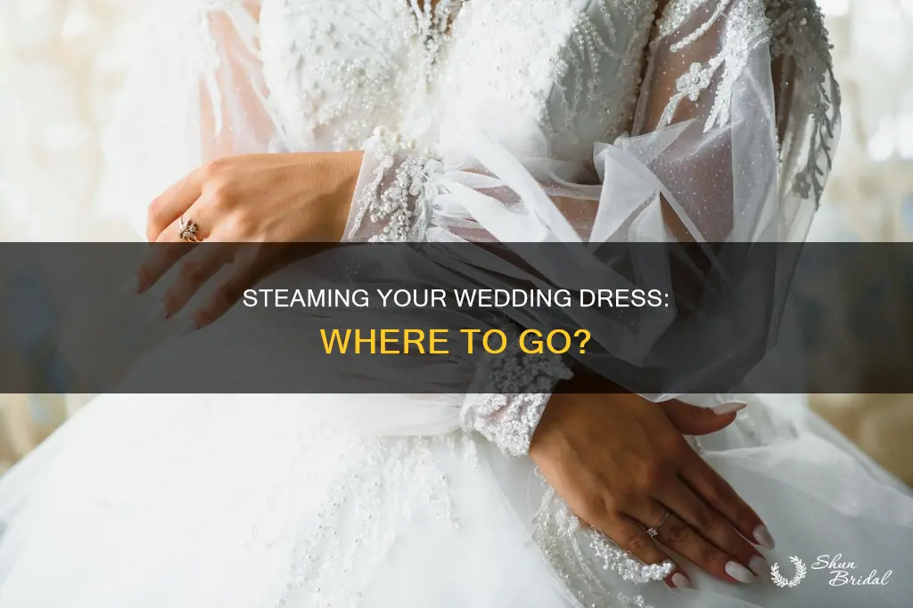 where can I get a wedding dress steamed