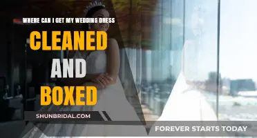 Preserving Your Wedding Dress: Cleaning and Boxing Services