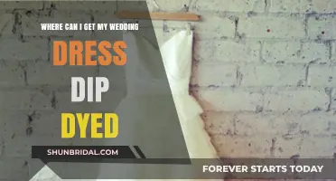 Transform Your Wedding Dress: Dip-Dyeing Services