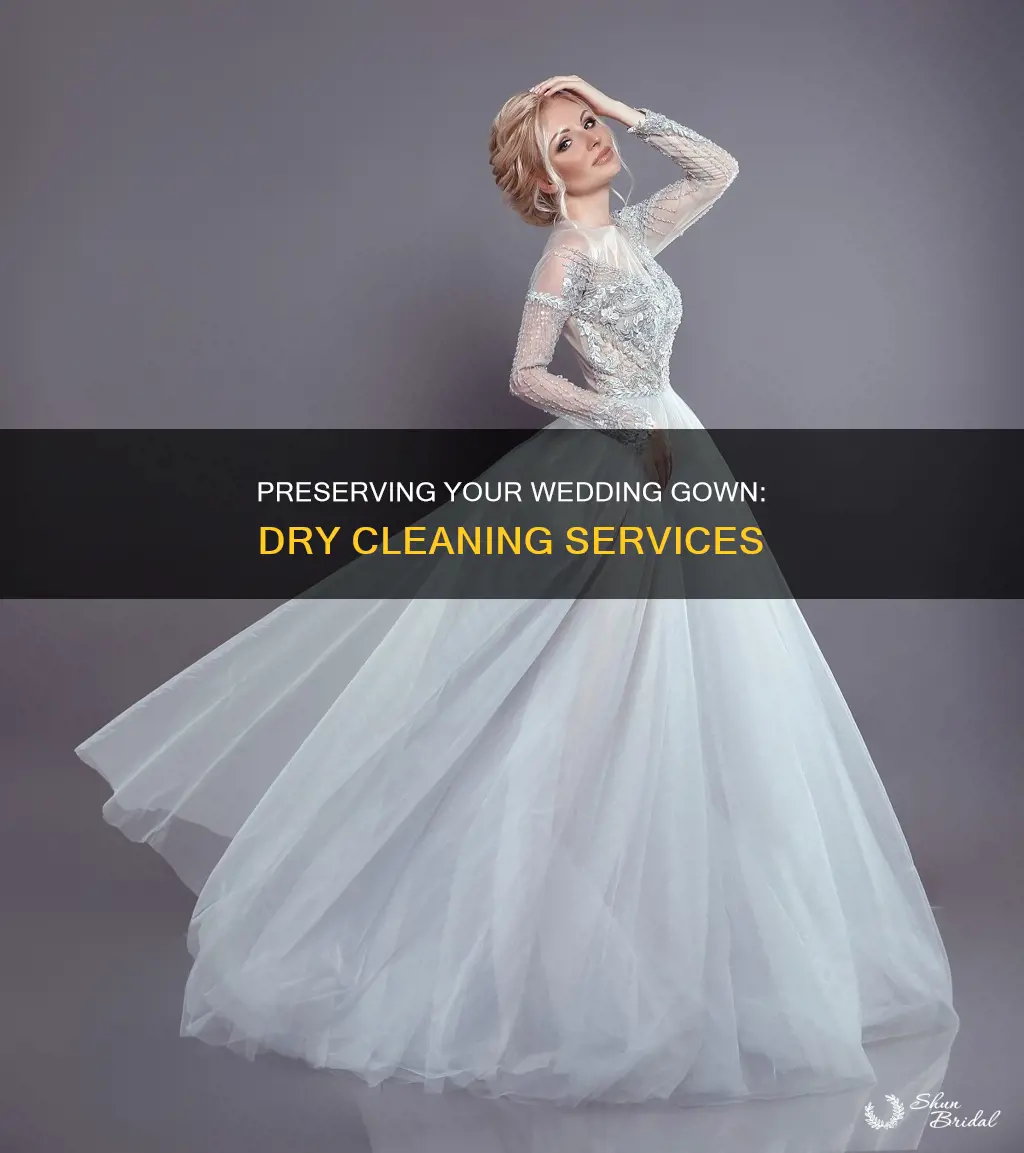 where can I get my wedding dress dry cleaned
