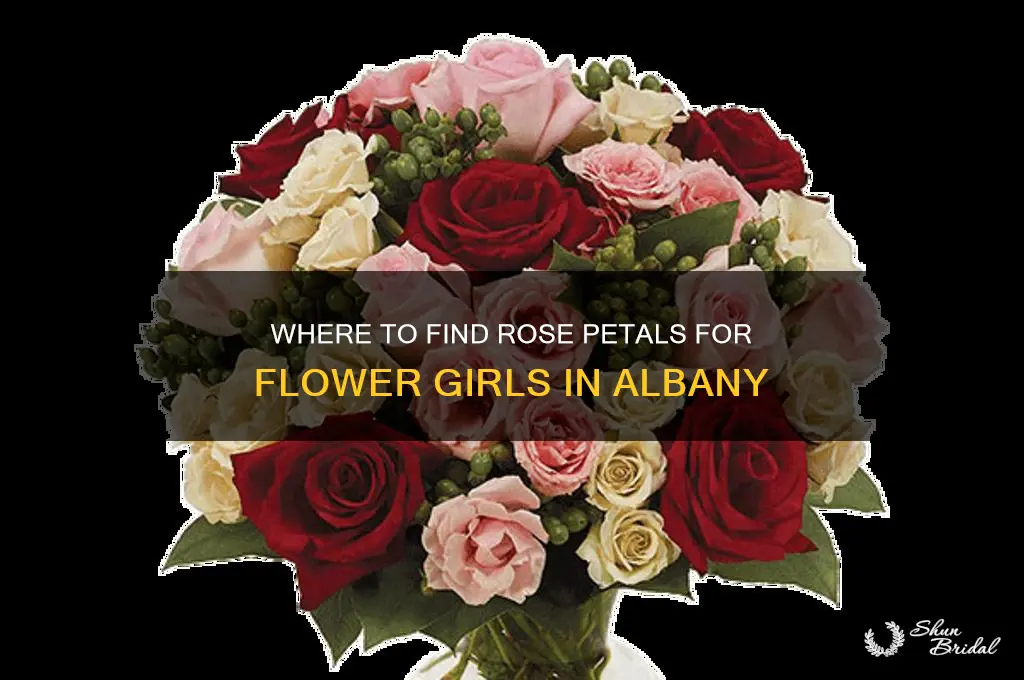 where can i get rose petals for flower girls albany
