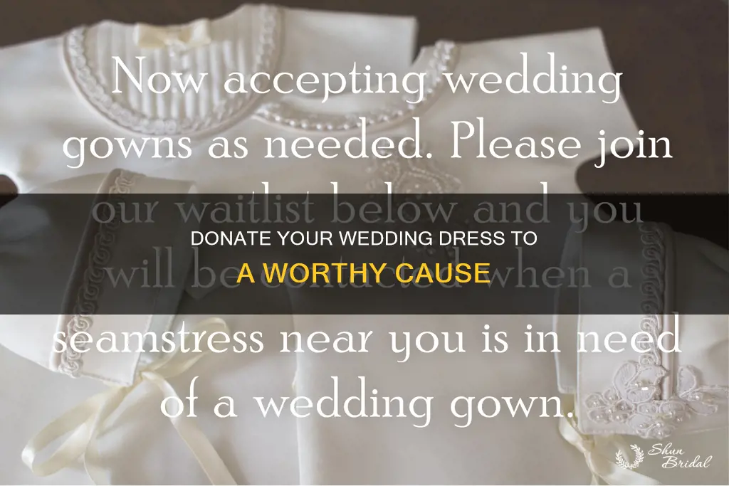 where can I give give preserved wedding dress
