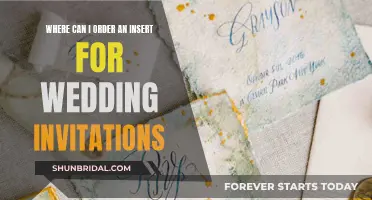 Wedding Invitation Inserts: Where to Order Yours