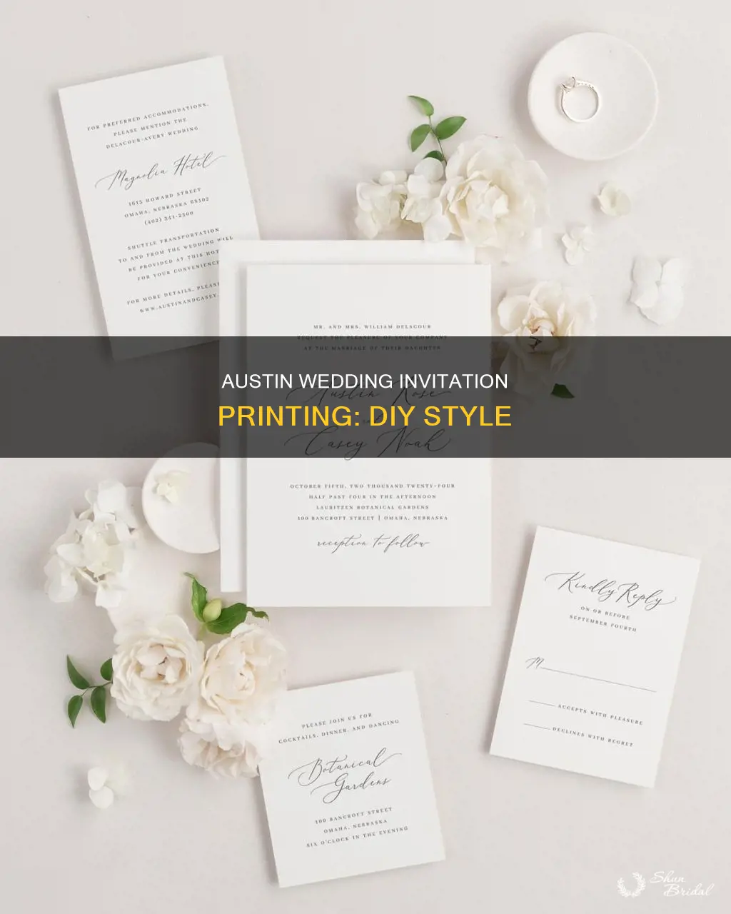 where can I print my own wedding invitations austin