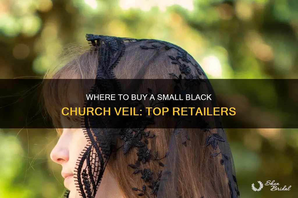 where can i purchase a small black veil for church