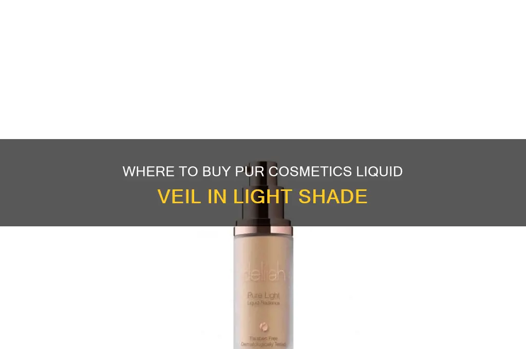 where can i purchase pur cosmetics liquid veil in light