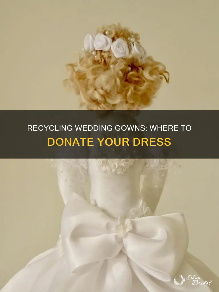 where can I recycle a wedding dress