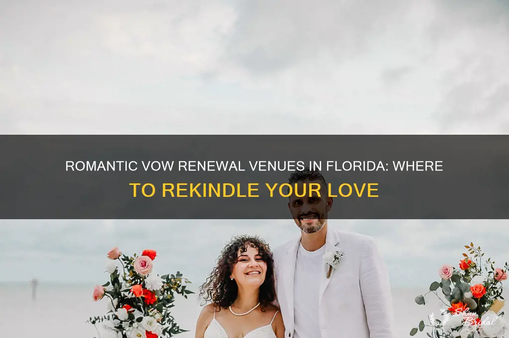 where can i renew my wedding vows in florida