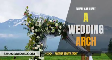 Renting a Wedding Arch: Convenient and Affordable Options