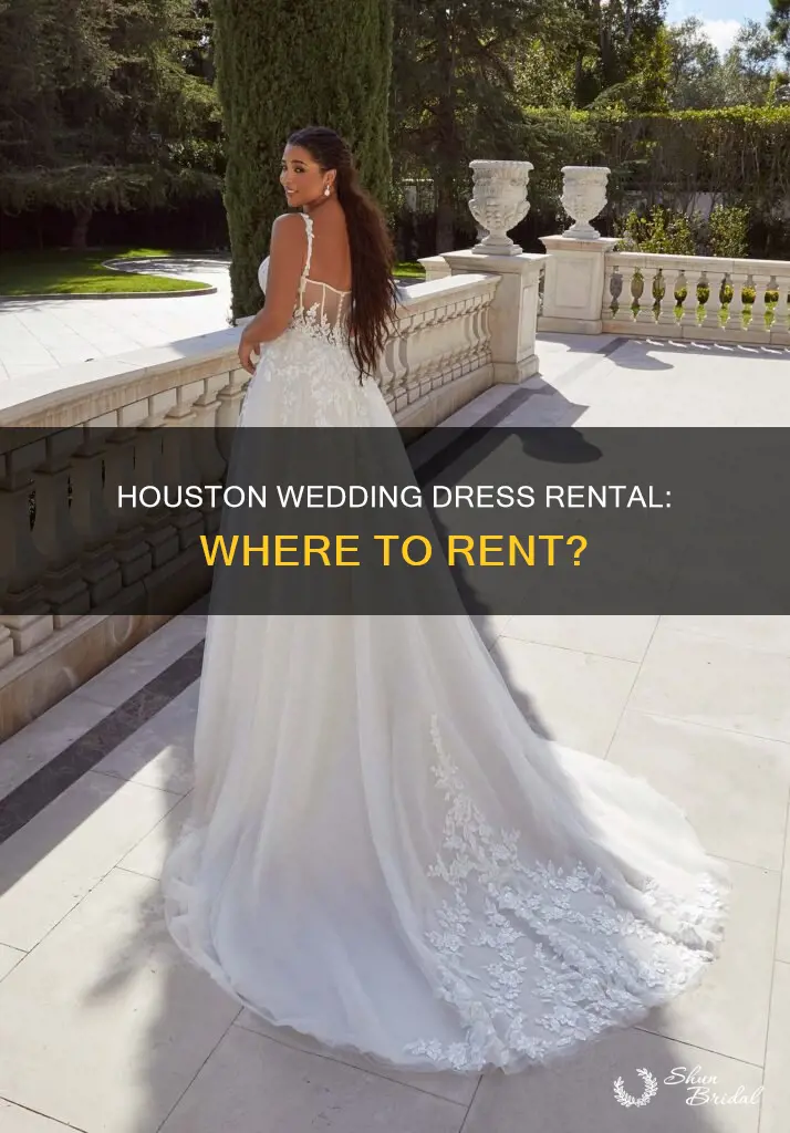 where can I rent a wedding dress in houston