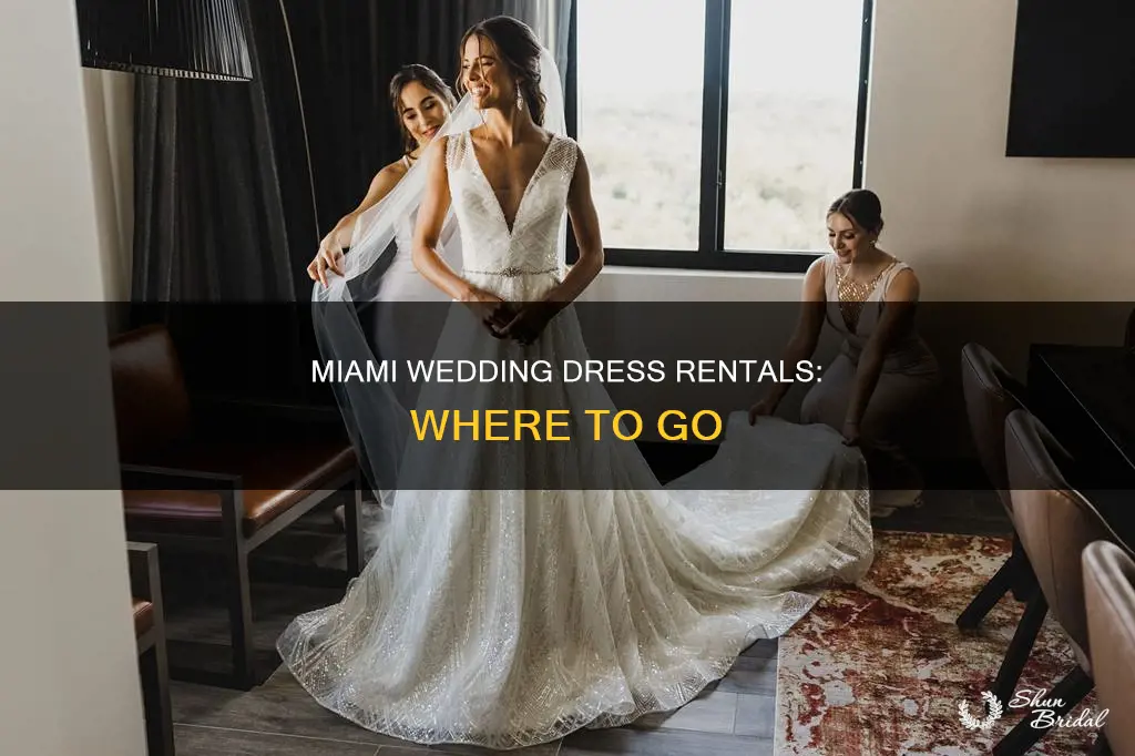 where can I rent a wedding dress in miami