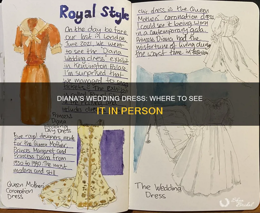 where can I see princess diana