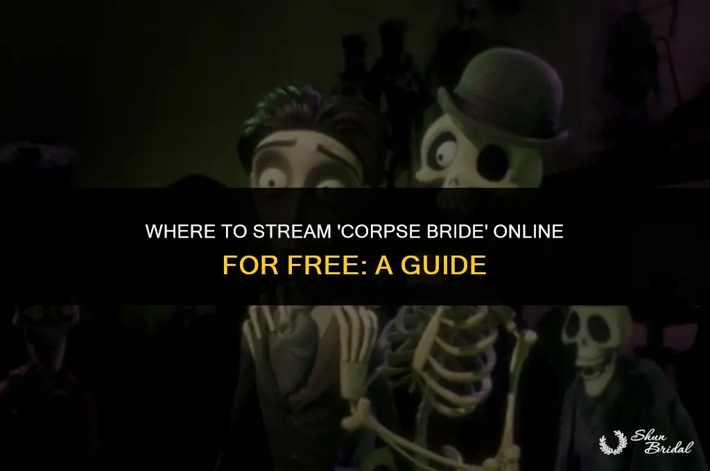where can i stream corpse bride for free