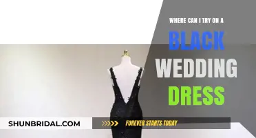 Try on a Black Wedding Dress at These Places