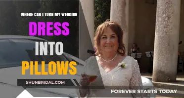 Transforming Wedding Gowns: Customized Keepsake Pillows