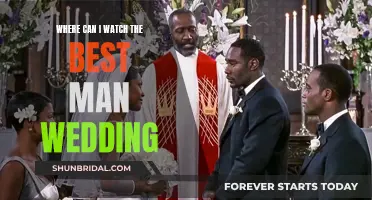 Best Streaming Services for 'The Best Man Wedding