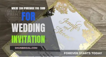 Foil Card Suppliers for Wedding Invitations