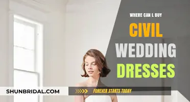 Civil Wedding Dresses: Where to Buy Yours