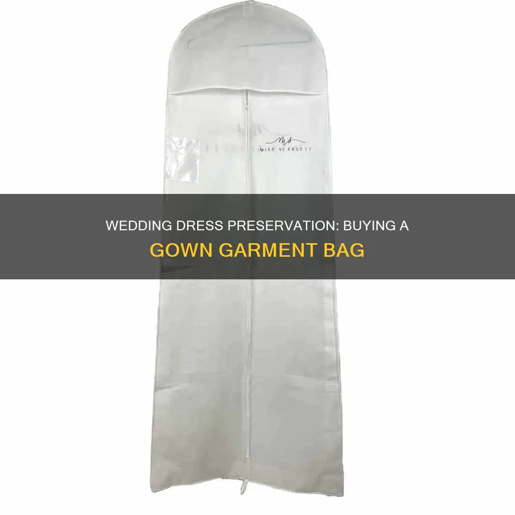 where can you buy a wedding dress garmrbt bag