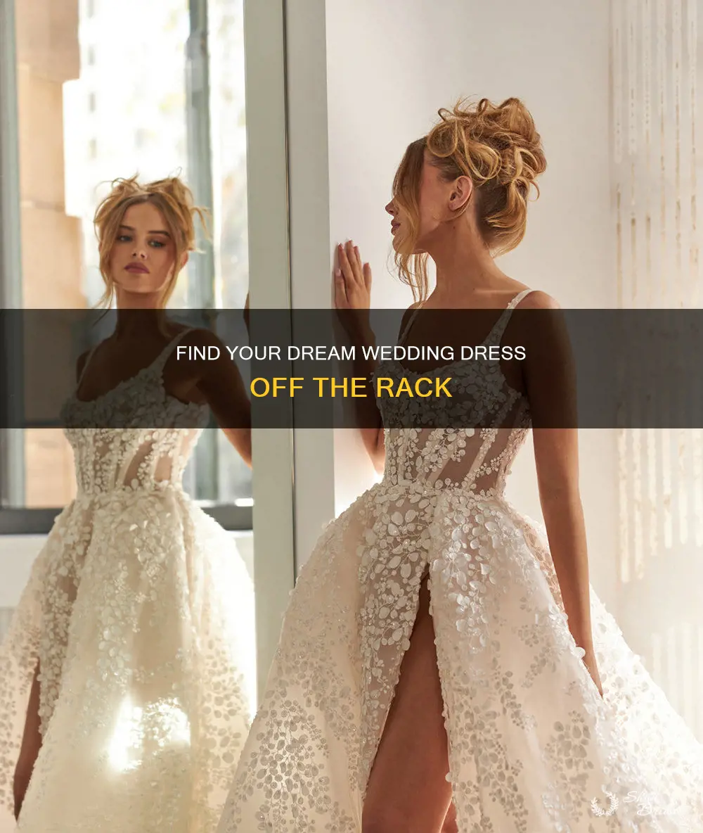 where can you buy off the rack wedding dresses