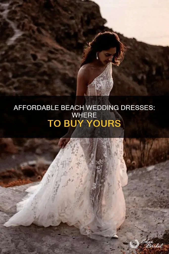 where can you get a affordable beach wedding dress
