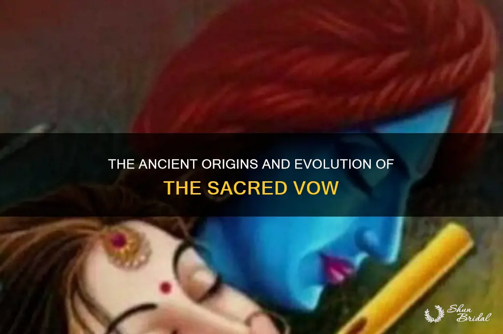 where did a vow come from
