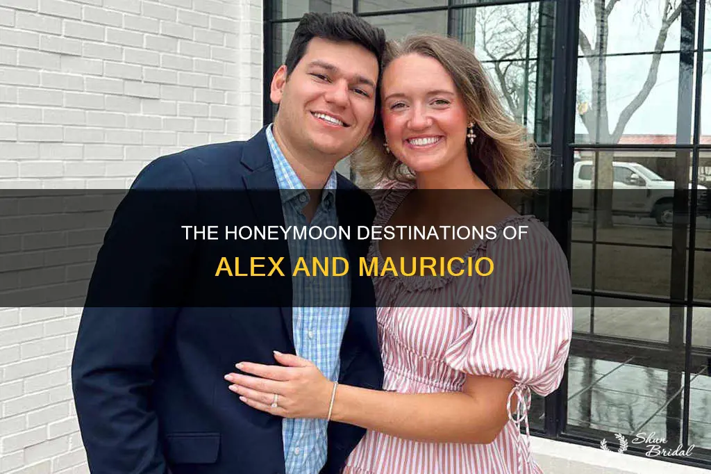 where did alex and mauricio go on honeymoon