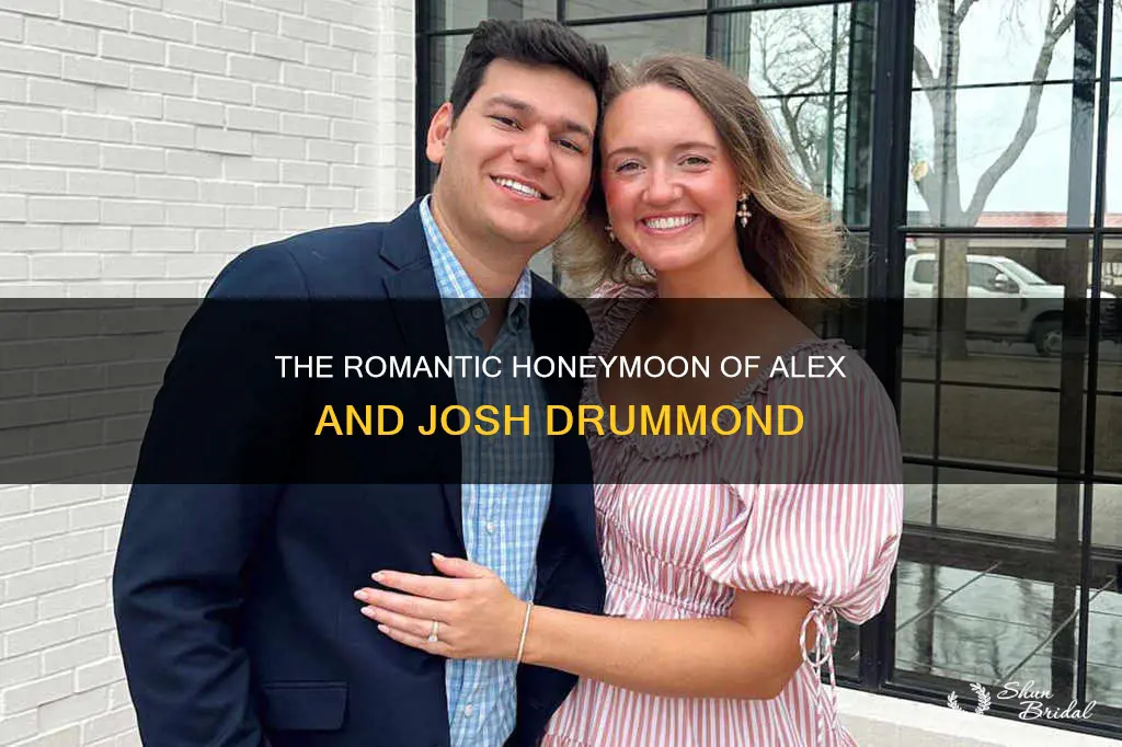 where did alex drummond go for her honeymoon