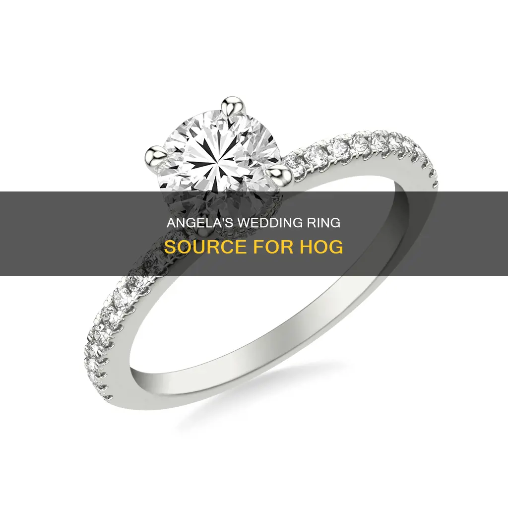 where did angela get the wedding ring for hog