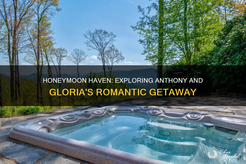 where did anthony and gloria honeymoon