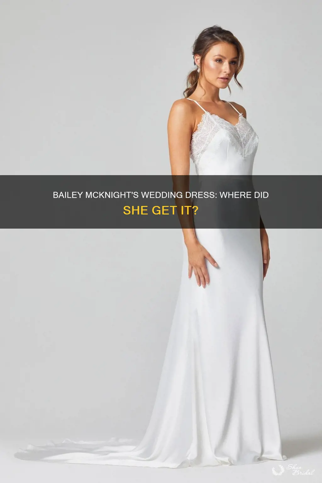 where did bailey mcknight get her wedding dress