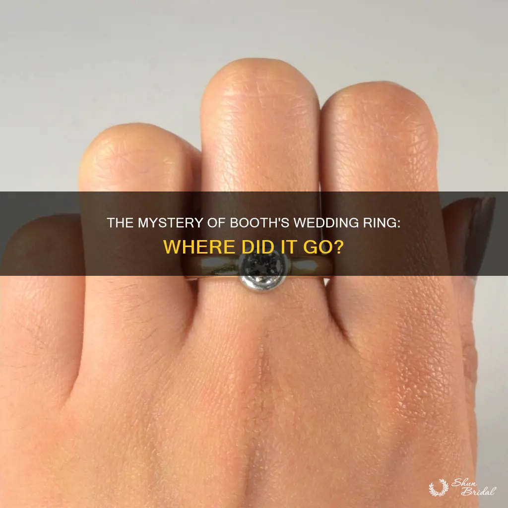 where did booths wedding ring go