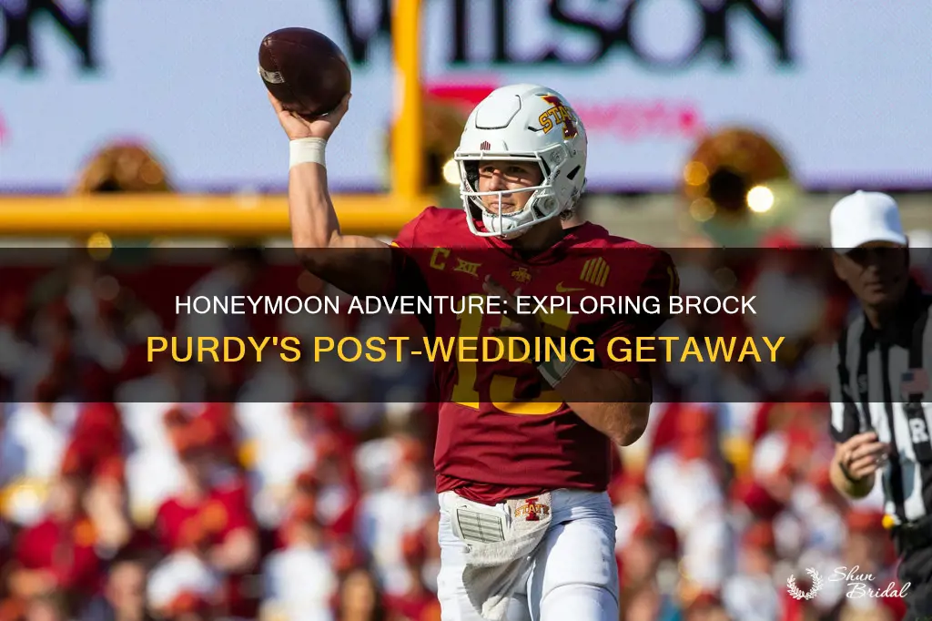 where did brock purdy go on his honeymoon