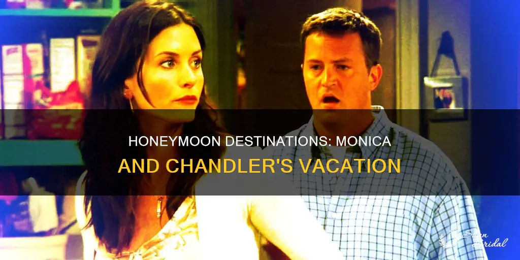 where did chandler and monica go on honeymoon