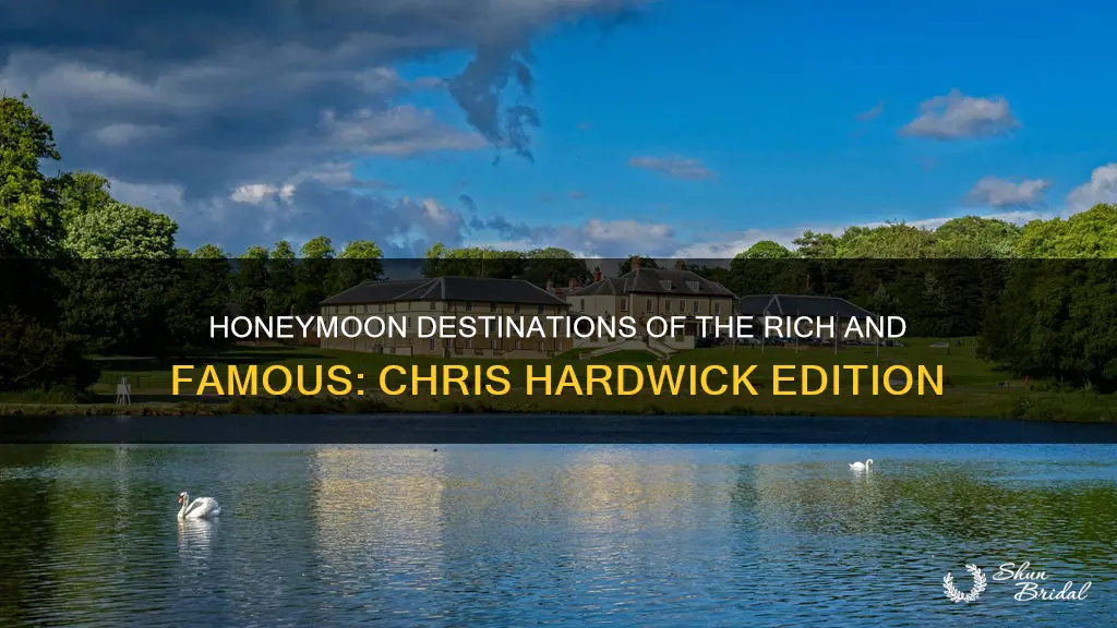 where did chris hardwick have his honeymoon