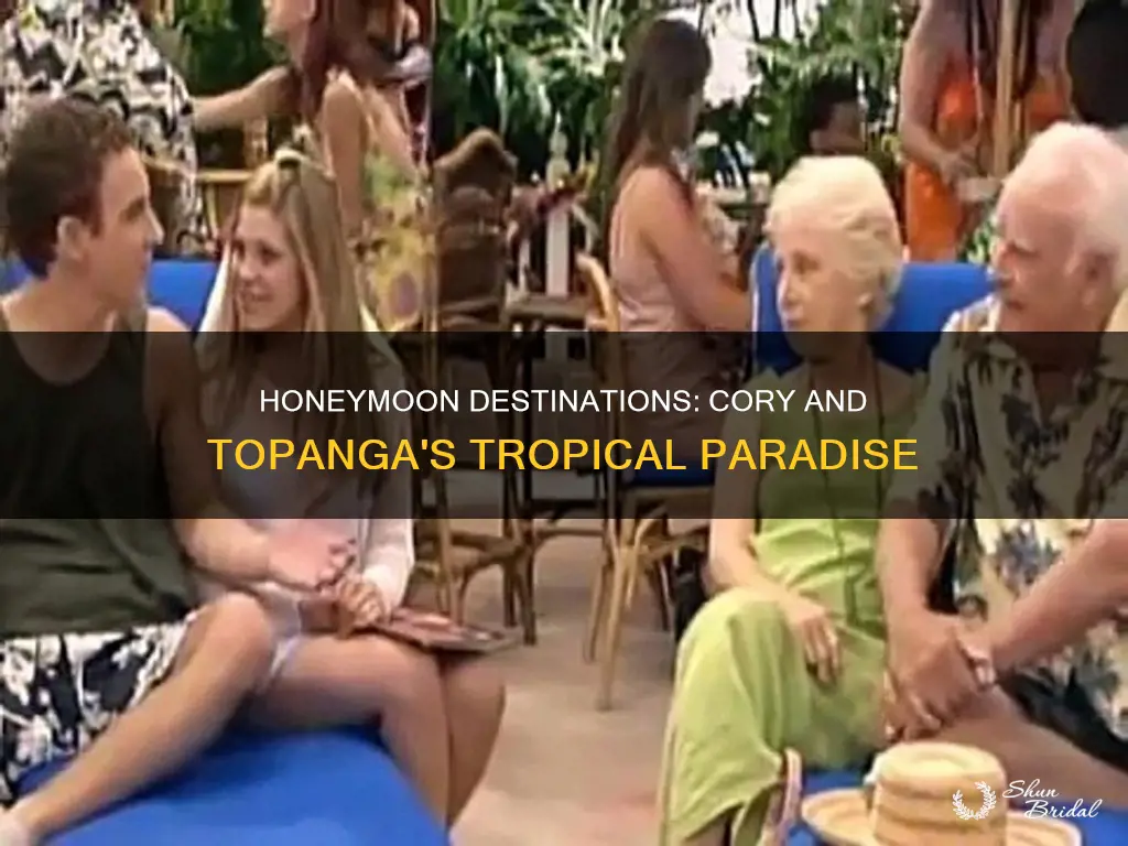 where did cory and topanga go on their honeymoon