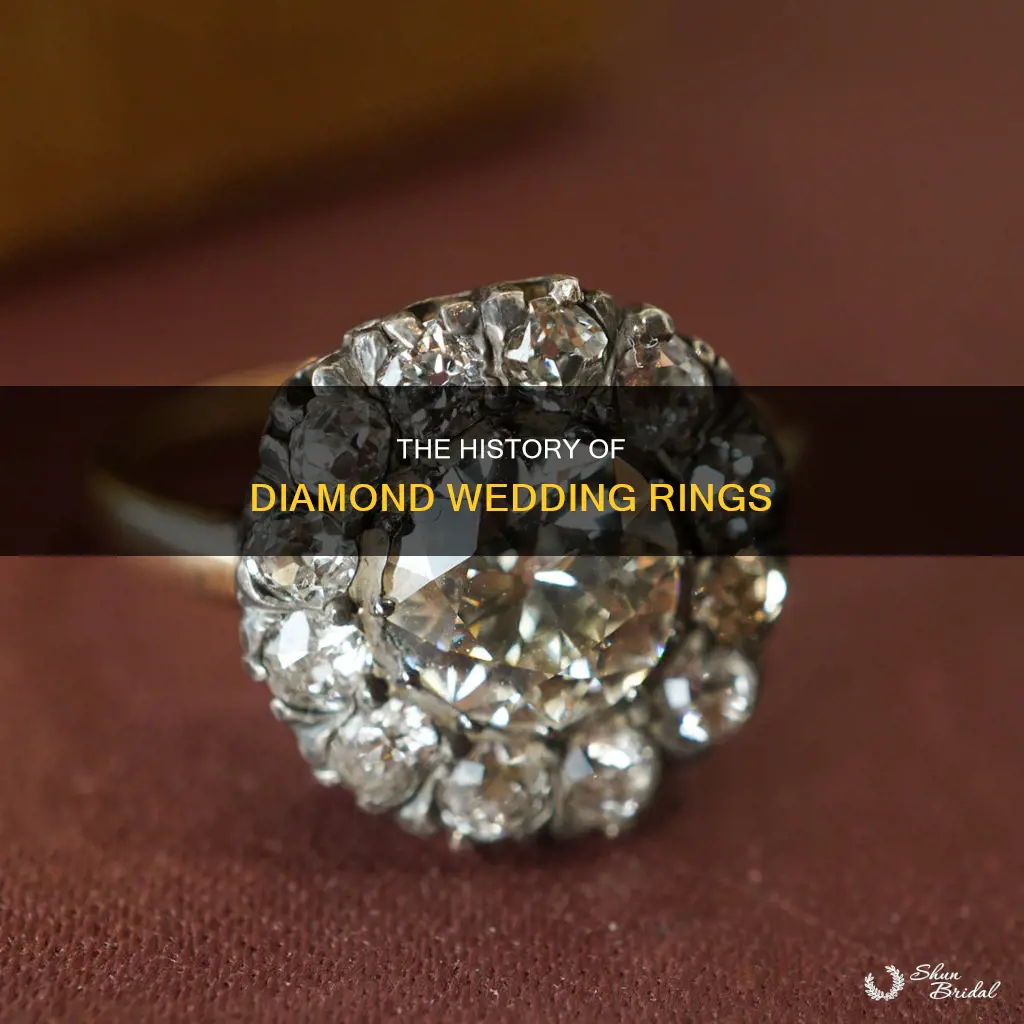 where did diamond wedding rings come from