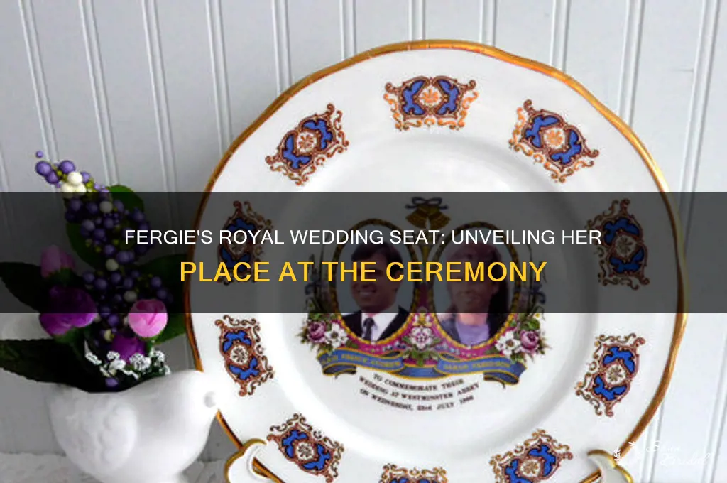 where did fergie sit at royal wedding