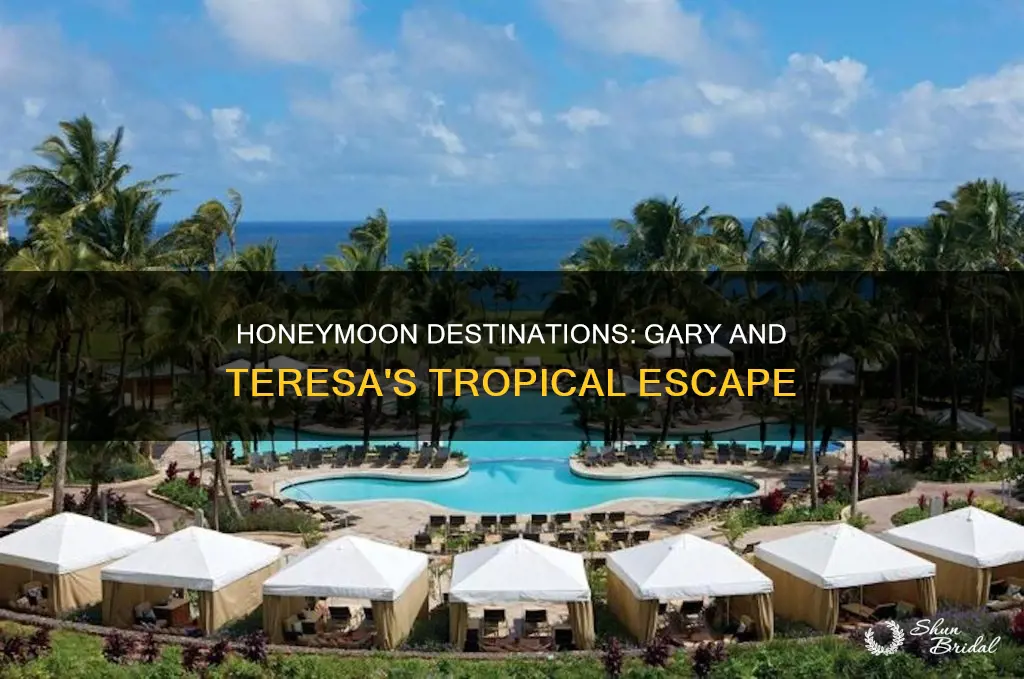 where did gary and teresa go on their honeymoon