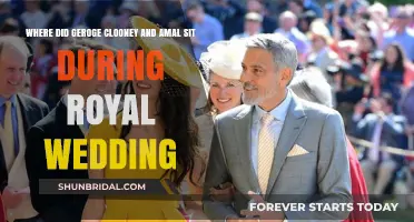 George Clooney and Amal's Royal Wedding Seating: A Closer Look