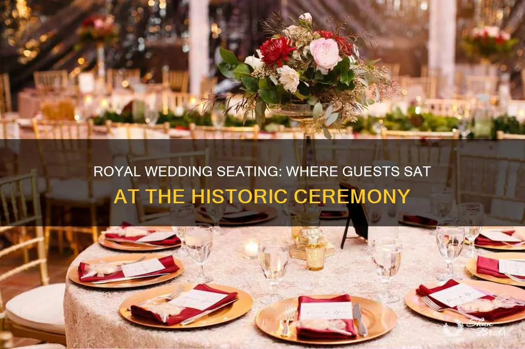 where did guests sit at royal wedding