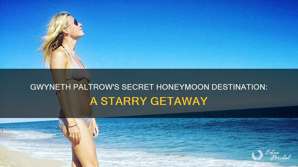 where did gwyneth paltrow go on her honeymoon