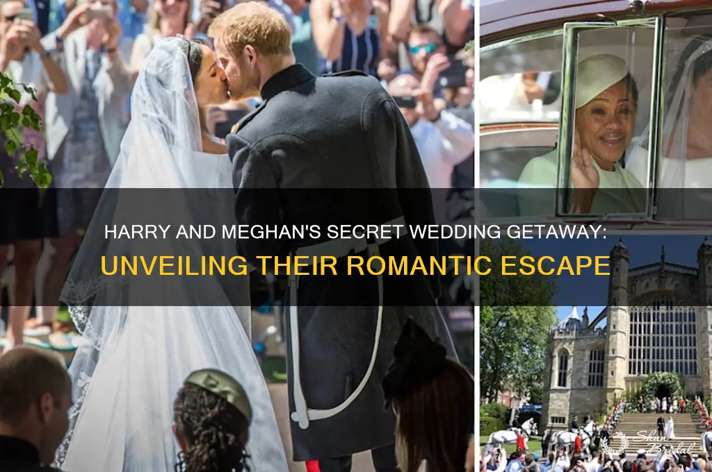 where did harry and meghan go during theor wedding