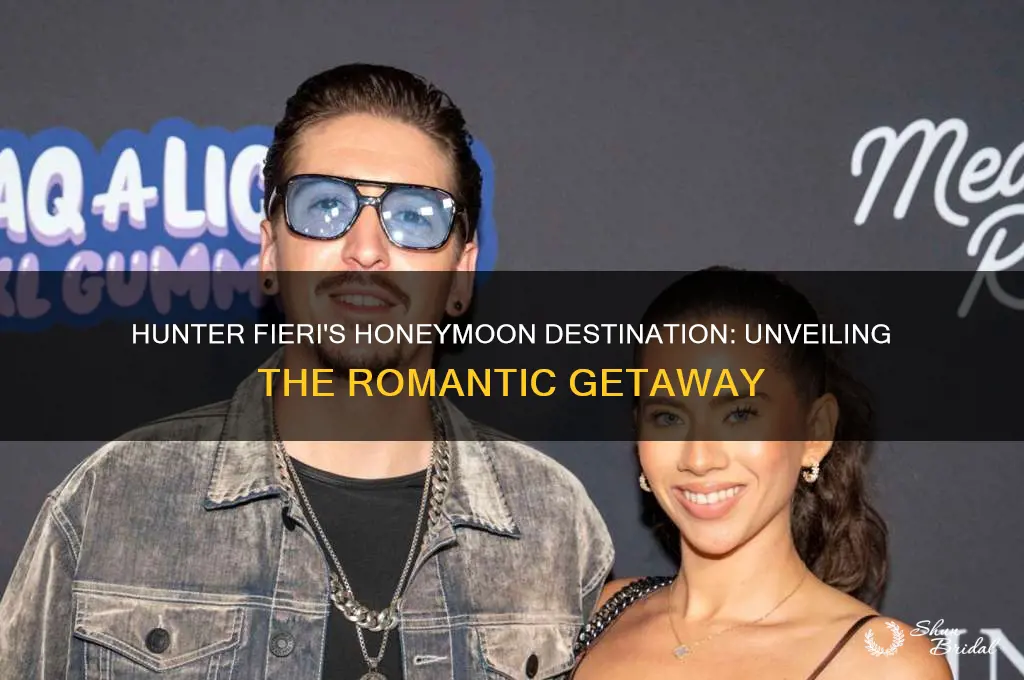 where did hunter fieri go on his honeymoon