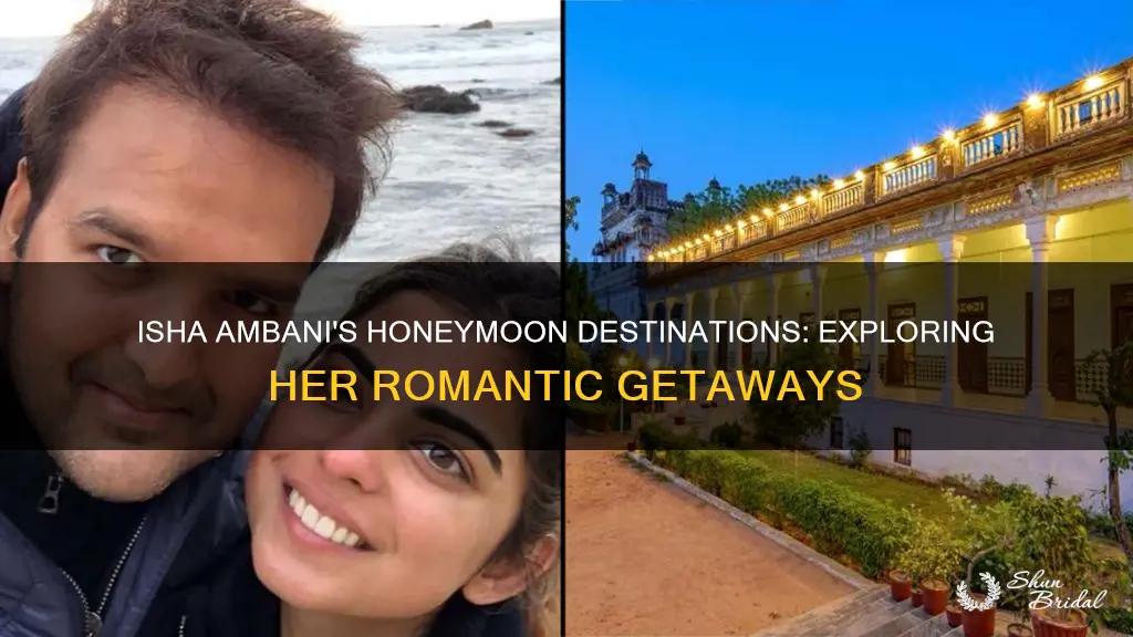 where did isha ambani go for honeymoon