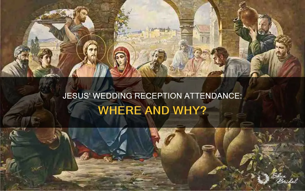 where did jesus attend a wedding reception